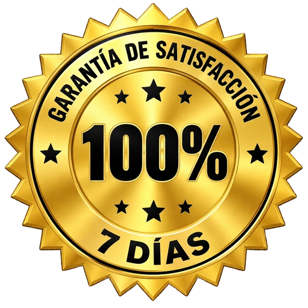 Sello de garantía incondicional de 7 días