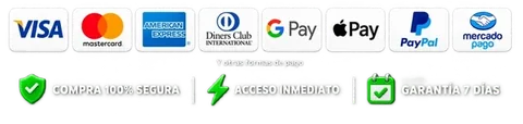 Métodos de pago aceptados